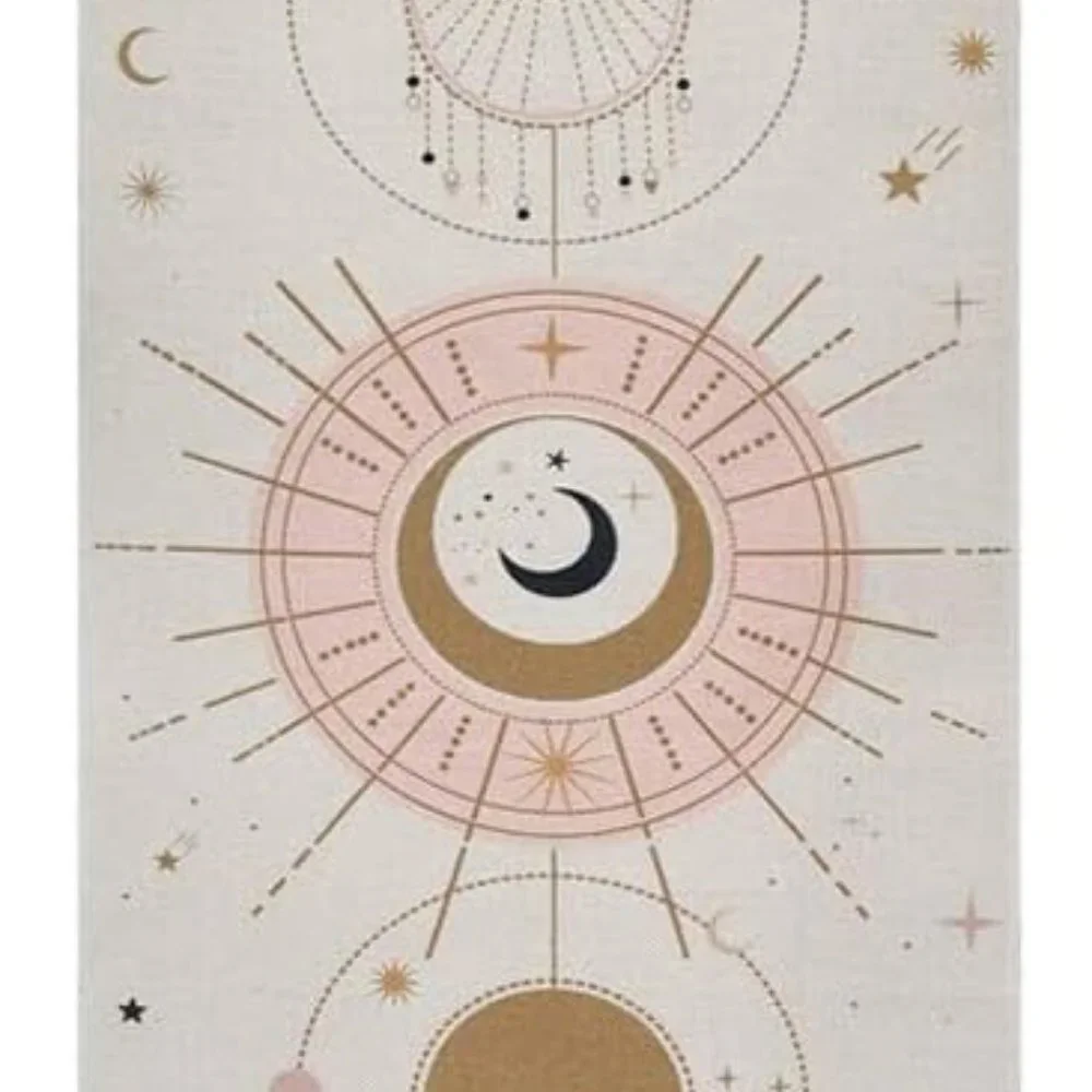 Moon Phase Wall Hanging with Fringe